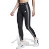 Adidas Leggings 7/8 Techfit Colorblock Black/Grey Four da Donna
