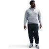 Nike Felpa con cappuccio Club DK Grey Heather/White da Uomo
