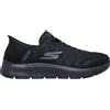 Skechers Slip-Ins: Go walk flex - Smooth Motion Total Black da Uomo