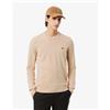Lacoste Pullover da Uomo con Collo Rotondo Organico Beige-02S da Uomo