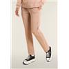 Freddy Pantalone con inserto in velluto Rosa da Donna