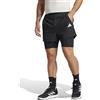 Adidas Shorts Gym+ 2 in 1 Black da Uomo