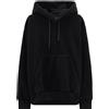 CMP Felpa in Teddy Fur con cappuccio Nera da Uomo