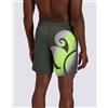 Sundek Costume mare Boardshort con logo Dark Ar Green da Uomo