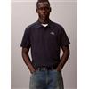 Calvin Klein Polo Casual Monologo Dark Sapphire da Uomo