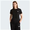 The North Face T-Shirt Evolution Simple Dome Slim Black da Donna