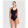 Arena Costume Shimmering U Back Black/Fuxia da Donna