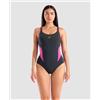 Arena Costume intero Makimurax Night Grey/Fairy Rose da Donna