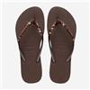 Havaianas Infradito Slim Glitter II Dark Brown