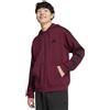Adidas Felpa con cappuccio Essentials 3-Stripes teamar/black da Uomo