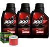 Motul/Hiflo Kit Tagliando Olio Motul 300V 15W60 Filtro Per Arctic Cat�ATV 400 DVX 2004>2008
