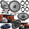 Hertz EvoTuning Kit 6 Casse Altoparlanti Hertz K X 165 Anteriori e posteriori per Opel ASTRA J
