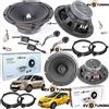 Focal Evotuning - no hertz EvoTuning Kit 6 Casse Altoparlanti Focal ASE+ACX 165 Ant+Post per Nissan Note