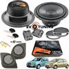 Hertz Evotuning Kit Casse Altoparlanti Hertz Cento Ck 165 + Tasche Supporti per Fiat Punto 188