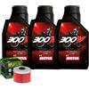 Motul/Hiflo Tagliando Olio Motul 300V 15W60 Per Honda TRX350 TM Fourtrax Rancher�2000>2006