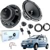 Focal Evotuning - no hertz EvoTuning Kit Casse Altoparlanti Focal Anteriori Fiat Panda 169 +Griglie Tweeter