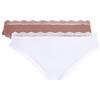 Dim Donna - Slip in Cotone e Pizzo, Comodi e Morbidi | Slip da Tutti i Giorni Traspiranti e Femminili | Vita Classica
