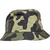 Flexfit Damen/Herren Bucket Hat Unisex Camouflage Angler-Hut für Erwachsene, Green camo, one Size