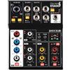 ITALIAN STAGE IS 2MIX3UB Mixer Audio Compatto 3 Canali Usb Bluetooth Echo