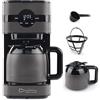 Barista Kaffee & Technik Barista - Macchina da caffè con filtro Touch Iso | Macchina da caffè con thermos | Macchina filtrante con display digitale e funzione timer | 900 W | per 8 tazze di caffè | 1,25 litri