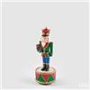 EDG Enzo De Gasperi Carillon Natalizio Soldatino H22 Ø8 cm Verde Rosso - Decorazione di Natale