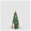 EDG Enzo De Gasperi Carillon Babbo Natale su Pino H.22 Verde Rosso