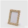 EDG Enzo De Gasperi Portafoto Natale Foglie-Mix 23 x 18 Cm Gold