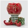 EDG Enzo De Gasperi Base Pino Elfo Natale Pantaloni H 66 Cm L 57 Cm L 41 Cm Green Red