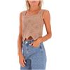 Emme Marella Top in cotone crochet Caladio
