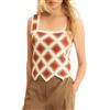 Emme Marella Top in cotone crochet Caladio