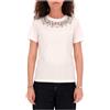 Marella T-shirt bianca Saio con gioiello