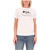 Marella T-Shirt con stampa e ricamo Caucaso