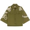 Max Mara Weekend Giacca in tela di cotone con ricami Como