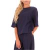Max Mara Maglia Kaya gessata blu
