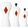 Qianly Copritesta da Golf Trapuntato, style to 4, Set Da 3 Pezzi | Copri da Golf, Protettivo, per Allenamento, Golfisti