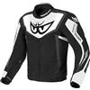 Berik Giubbotto Moto Tessuto Tecnico Berik 2.0 NJ-173302 Nero Bian