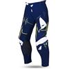 Ufo Pantaloni Moto Cross Enduro Ufo SLIM ADRENALINE Blu Giallo F