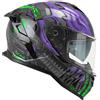 Cgm Casco Moto Integrale Cgm 363 SHOT Villain Nero Viola