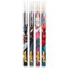 Grupo Erik Marvel Spiderman Penne Cancellabili | 4 Penne Gel Colorate | Nero, Rosso, Blu e Verde, Cancelleria Scuola, Marvel Legends