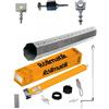 Rollmatik Kit accessori per tapparella - manovra a motore con telecomando, manovra di soccorso + snodo e asta