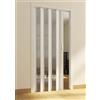 LeTapparelle Porta a soffietto da interno in PVC con doghe semitrasparenti modello Lucciola