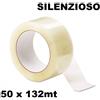 LeTapparelle Nastro adesivo trasparente per imballaggi - Silenzioso 50x132mt