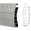 LeTapparelle Doga di ricambio per tapparella in PVC 13x55mm 4,5Kg/mq (4,5Kg/mq)