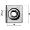 Rollmatik Cuscinetto per supporto a cassonetto innesto quadrato diametro 35mm