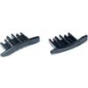 LeTapparelle Coppia Tappi laterali ferma doga per avvolgibile in PVC e fibra profilo 13x55mm