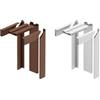 LeTapparelle Telaio di rivestimento in PVC per porte a soffietto