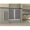 Docciabox Box vasca Astra - 1 lato, apertura centrale (doppia anta) - Misura: 160 X h150