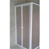 Docciabox Box doccia acrilico - 2 lati, fisso piu' saloon (2 battenti) - Misura: 80 x 100 x h185