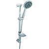 Docciabox Saliscendi doccia cromato con doccetta grande a soffione Slim