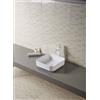 Docciabox Lavabo in ceramica quadrato da appoggio 385 x 385 mm